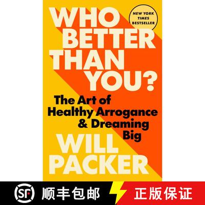 【3-4周达】精装 Who Better Than You?: The Art of Healthy Arrogance & Dreaming Big [9780593582169]