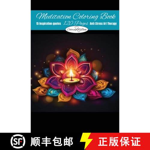 【3-4周达】The Meditation Coloring Book [9798869019714]