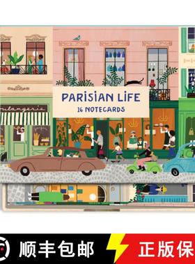 【3-4周达】Parisian Life Greeting Assortment Notecard Set [9780735378544]