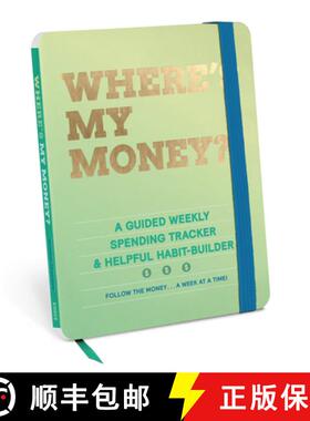 【3-4周达】Where's My Money Habit Tracker Journal [9781683494591]