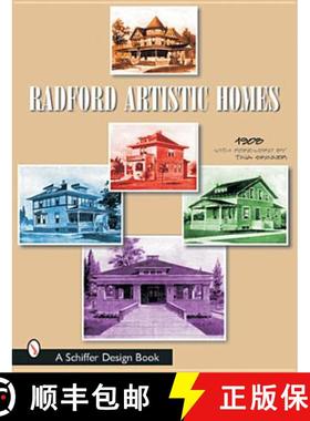 【3-4周达】Radford's Artistic Homes [9780764314551]