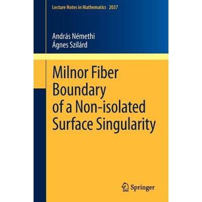 【4周达】Milnor Fiber Boundary of a Non-Isolated Surface Singularity [9783642236464]