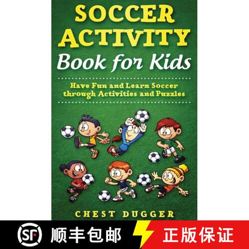 【3-4周达】精装 Soccer Activity Book for Kids: Have Fun and Learn Soccer through Activity And Puzzles [9780648852827]