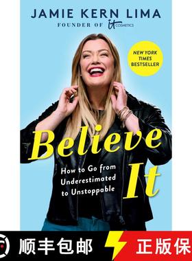 【3-4周达】Believe IT: How to Go from Underestimated to Unstoppable [9781982157807]