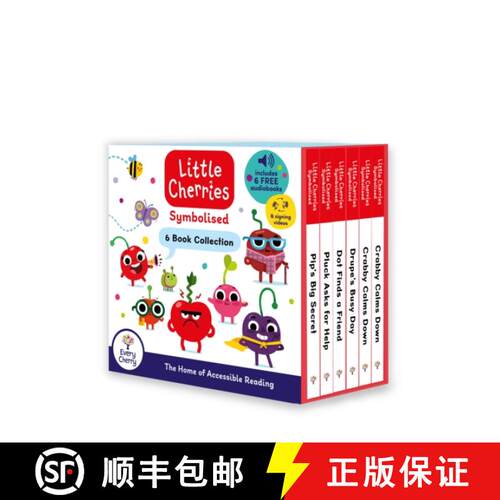 【2-3周达】Symbolised Little Cherries: 6-Book Collection (Box Set 1) [9781802635904]