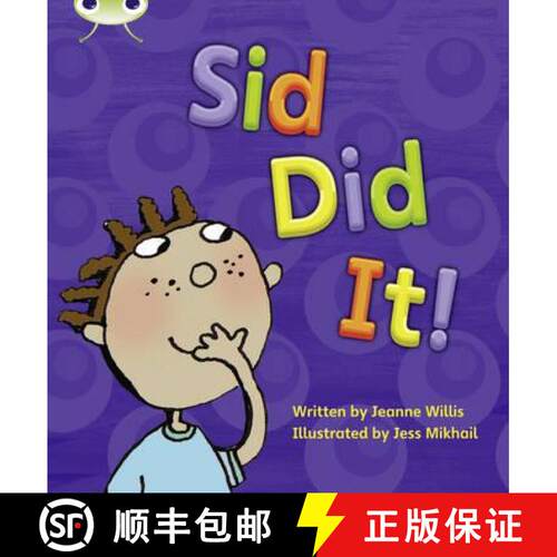 【3-4周达】Bug Club Phonics Fiction Reception Phase 2 Set 01-02 Sid Did It [9781408260197]