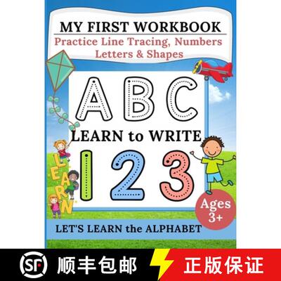 【3-4周达】My First Workbook : Practice Line Tracing, Numbers, Letters & Shapes | Learn to write | Ha... [9781685010140]