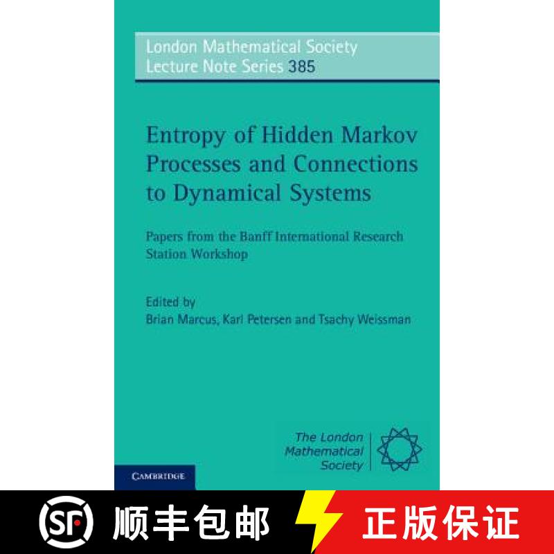 【3-4周达】Entropy of Hidden Markov Processes and Connections to Dynamical Systems: Papers from the B... [9780521111133]