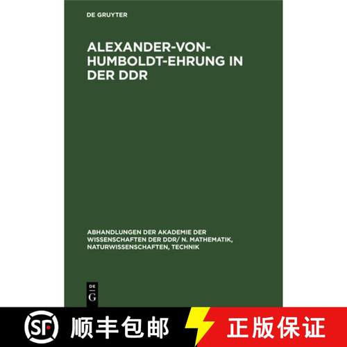 预订 Alexander-Von-Humboldt-Ehrung in Der DDR: Festakt Und Wissenschaftliche Konferenz Aus Anlaß Des... [9783112485095]