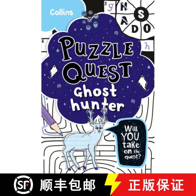 【3-4周达】Ghost Hunter: Solve More Than 100 Puzzles in This Adventure Story for Kids Aged 7+ [9780008599560]