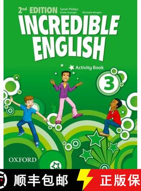 【3-4周达】Incredible English: 3: Activity Book [9780194442428]