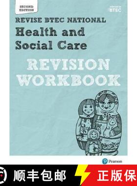 【3-4周达】Pearson REVISE BTEC National Health and Social Care Revision Workbook: Second edition [9781292230580]