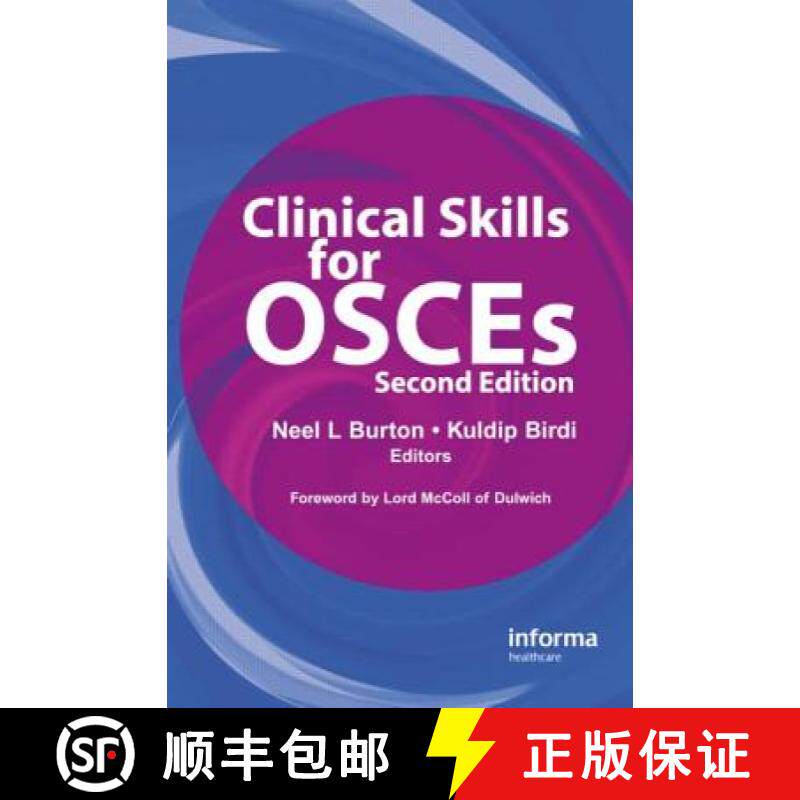 【3-4周达】CLINICAL SKILLS FOR OSCES 2E [9781841846163]