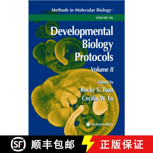 【3-4周达】Developmental Biology Protocols: Volume II [9780896035751]