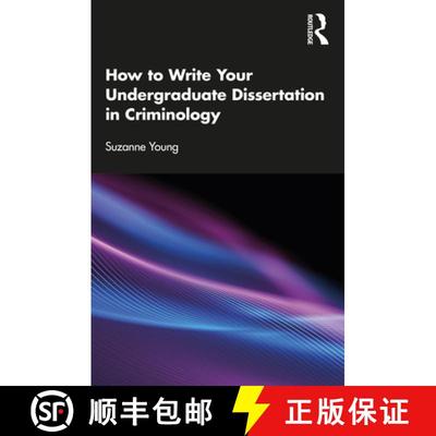【3-4周达】How to Write Your Undergraduate Dissertation in Criminology [9780367859992]