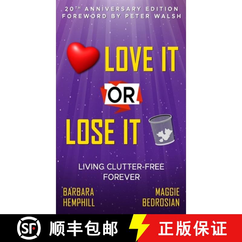 【3-4周达】Love It or Lose It: Living Clutter-Free Forever [9781958304266]