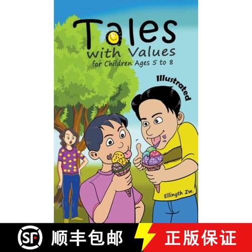 【3-4周达】Tales with Values for Children Ages 5 to 8 Illustrated [9798223209294]