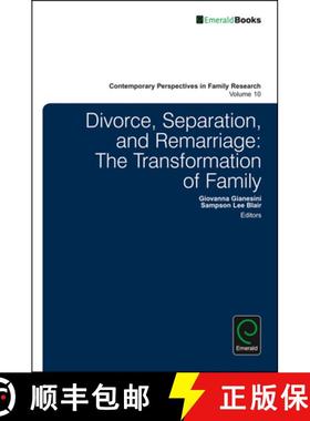 【3-4周达】Divorce, Separation, and Remarriage: The Transformation of Family [9781786352309]