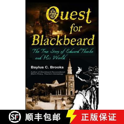 【3-4周达】Quest for Blackbeard: The True Story of Edward Thache and His World [9781365328213]