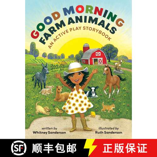 【3-4周达】Good Morning, Farm Animals: An Active Play Storybook [9781623716585]