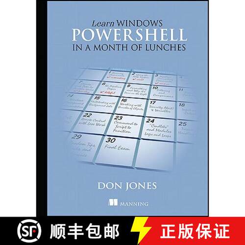 【3-4周达】Learn Windows PowerShell in a Month of Lunches (1st Edition) [9781617290213]