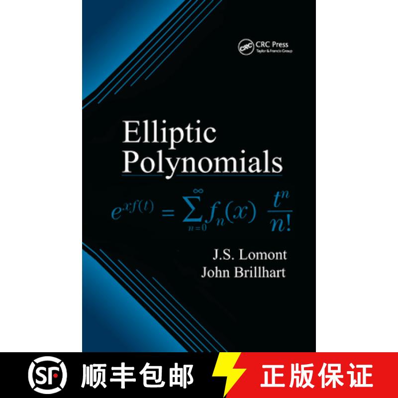 【3-4周达】Elliptic Polynomials [9780367398200]
