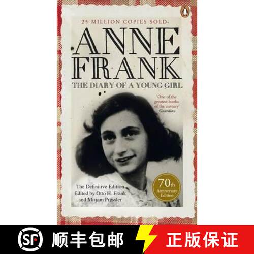【3-4周达】The Diary of a Young Girl : The Definitive Edition of the World's Most Famous Diary [9780241952436]
