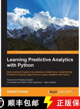 预订 Learning Predictive Analytics with Python [9781783983261]