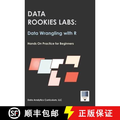【3-4周达】精装 Data Rookies Labs Data Wrangling with R [9781969233128]