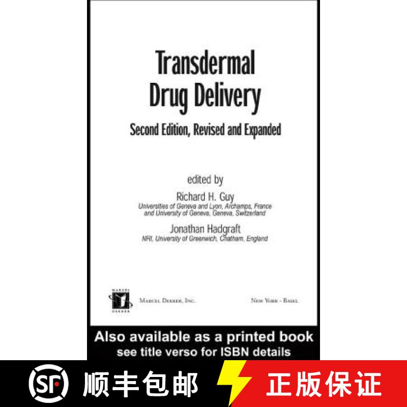 【3-4周达】Transdermal Drug Delivery Systems : Revised and Expanded [9780824708610]