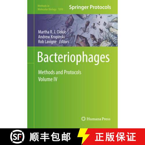 【3-4周达】精装 Bacteriophages : Methods and Protocols, Volume IV [9781493989393]