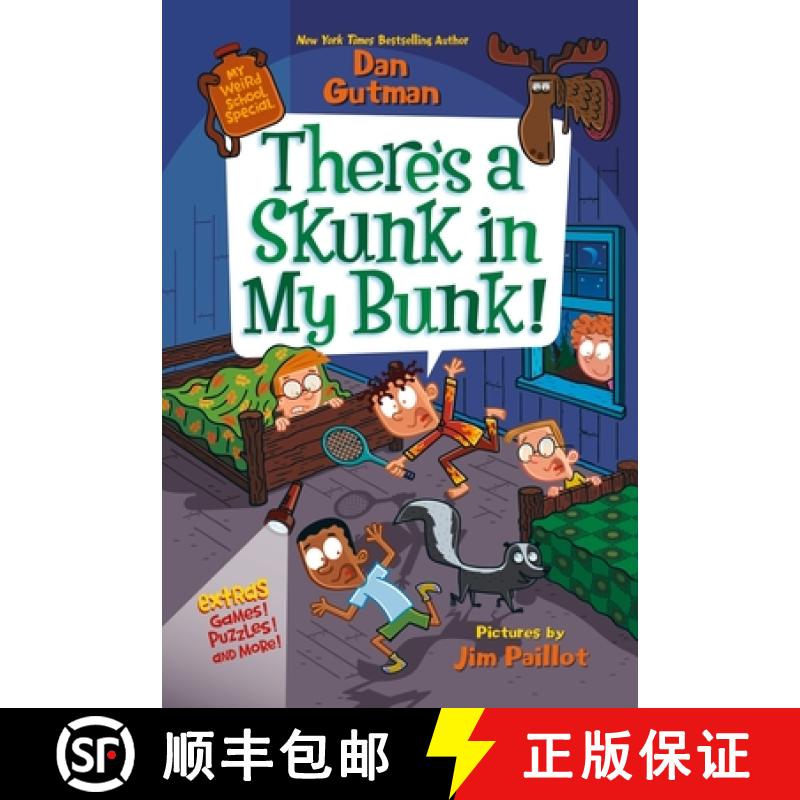 【3-4周达】My Weird School Special: There's a Skunk in My Bunk! [9780063257214]