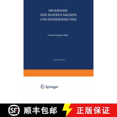【3-4周达】Ergebnisse der Inneren Medizin und Kinderheilkunde: Vierundvierzigster Band (Softcover rep... [9783642887888]