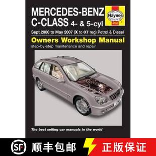 【3-4周达】Mercedes-Benz C-Class Petrol & Diesel (Sept 00 - May 07) Haynes Repair Manual [9780857339539]
