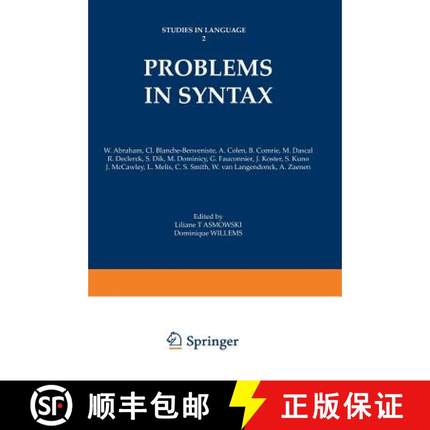 【3-4周达】Problems in Syntax [9781461296911]