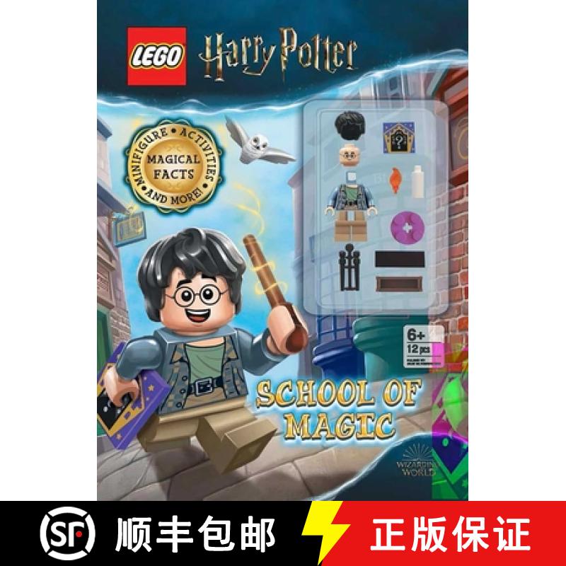 【3-4周达】Lego Harry Potter: School of Magic: Activity Book with Minifigure [9780794449254]