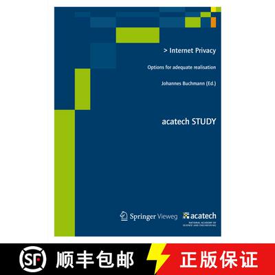【3-4周达】Internet Privacy: Options for adequate realisation [9783642379123]