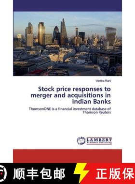 预订 Stock price responses to merger and acquisitions in Indian Banks [9786202554626]