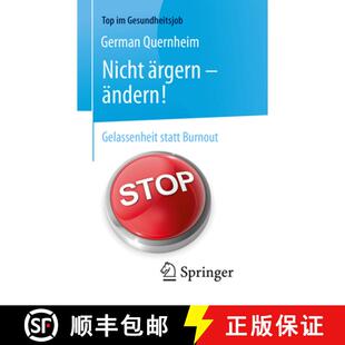 Nicht Ärgern Burnout 9783662565704 Statt 4周达 Gelassenheit Ändern