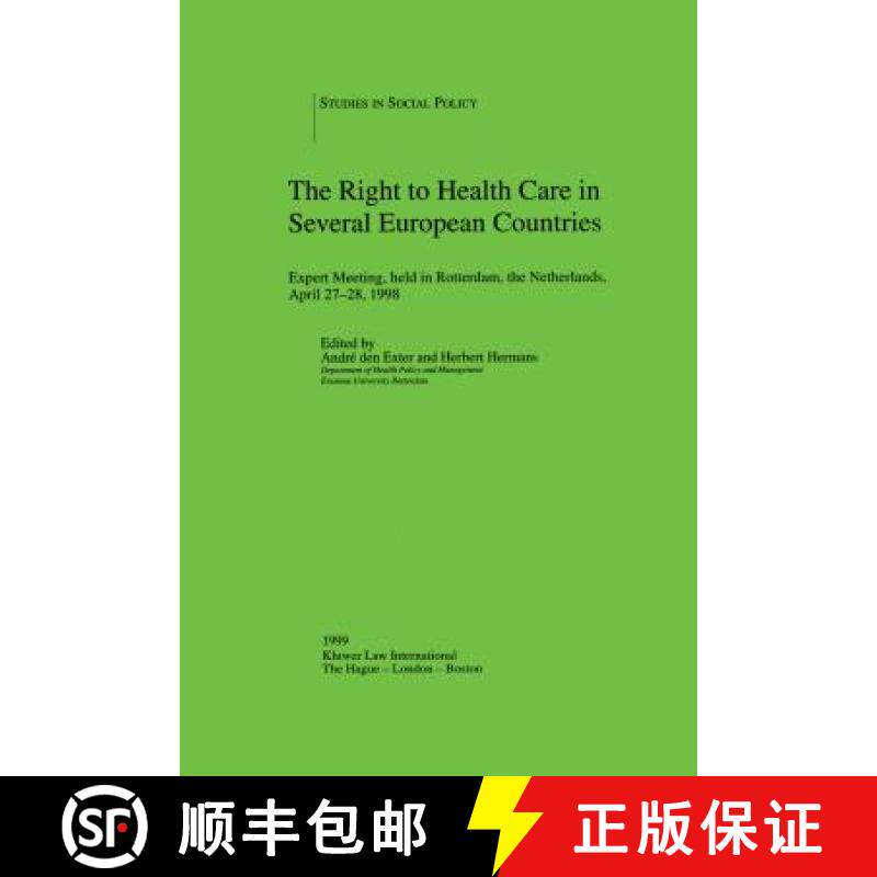 预订 The Right to Health Care in Several European Countries [9789041110879]