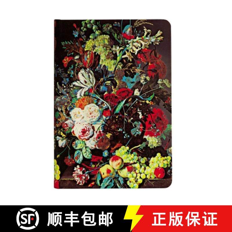 【3-4周达】Paperblanks | Van Huysum | Still Life Burst | Hardcover | Mini | Unlined | Elastic Band Cl... [9781439732311]