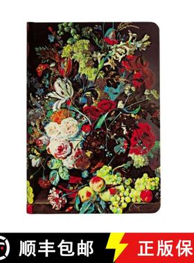 【3-4周达】Paperblanks | Van Huysum | Still Life Burst | Hardcover | Mini | Unlined | Elastic Band Cl... [9781439732311]