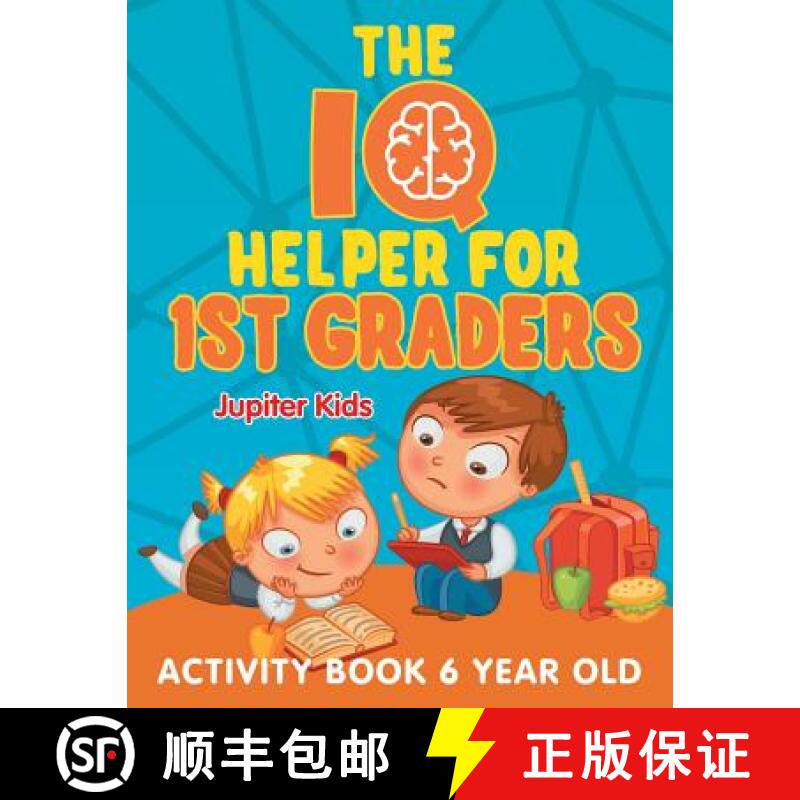 【3-4周达】The IQ Helper for 1st Graders: Activity Book 6 Year Old [9781682603109]