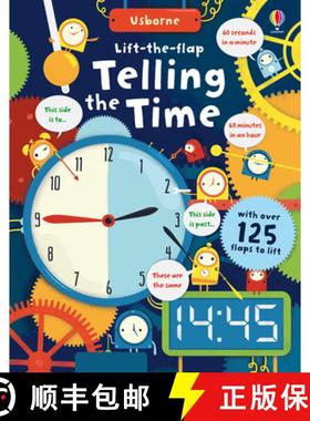 【3-4周达】Lift-the-Flap Telling the Time [9781409599265]