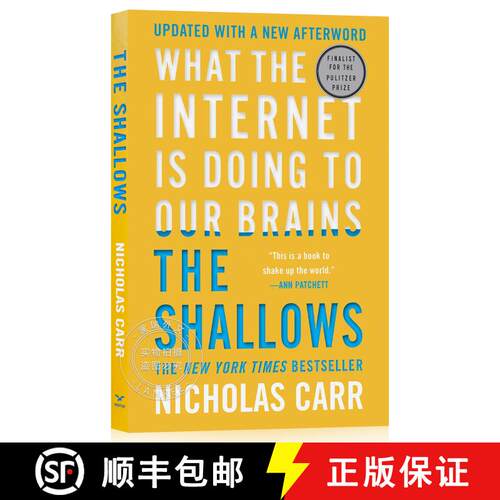 现货 浅薄：互联网如何毒化了我们的大脑 The Shallows: What the Internet Is Doing to Our Brains [9780393357820]