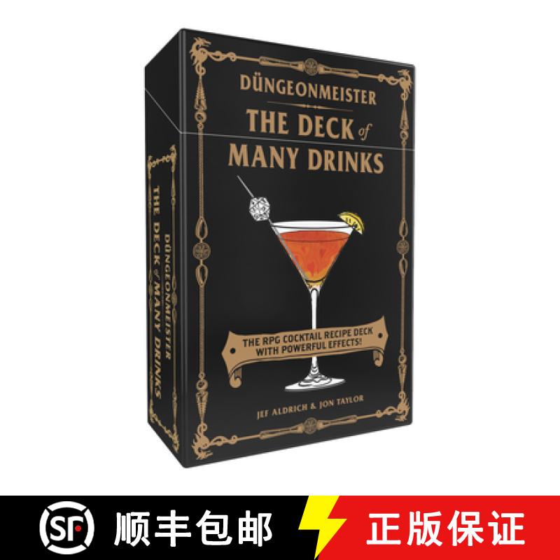 【3-4周达】Düngeonmeister: The Deck of Many Drinks : The RPG Cocktail Recipe Deck with Powerful Effe... [9781507222218]