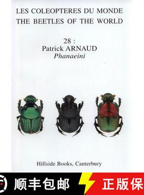 【3-4周达】精装 The Beetles of the World, Volume 28: Phanaeini [English / French] [9781903237113]