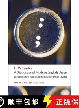 现货 现代英语用法词典 A Dictionary of Modern English Usage [9780199585892]