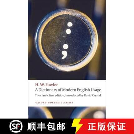 现货 现代英语用法词典 A Dictionary of Modern English Usage [9780199585892]