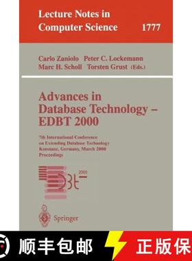 【3-4周达】Advances in Database Technology - EDBT 2000: 7th International Conference on Extending Dat... [9783540672272]